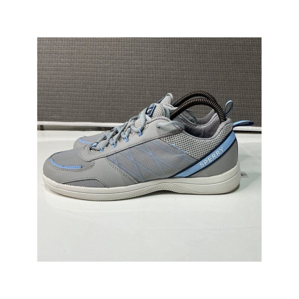 Sperry Women's Grey & Blue Athletic Shoes Size 10 Top-Sider Harbormaster 2.0